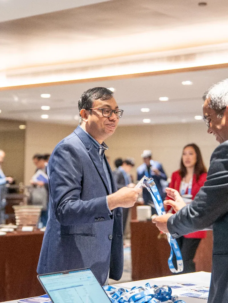 Leaders in the Singapore room