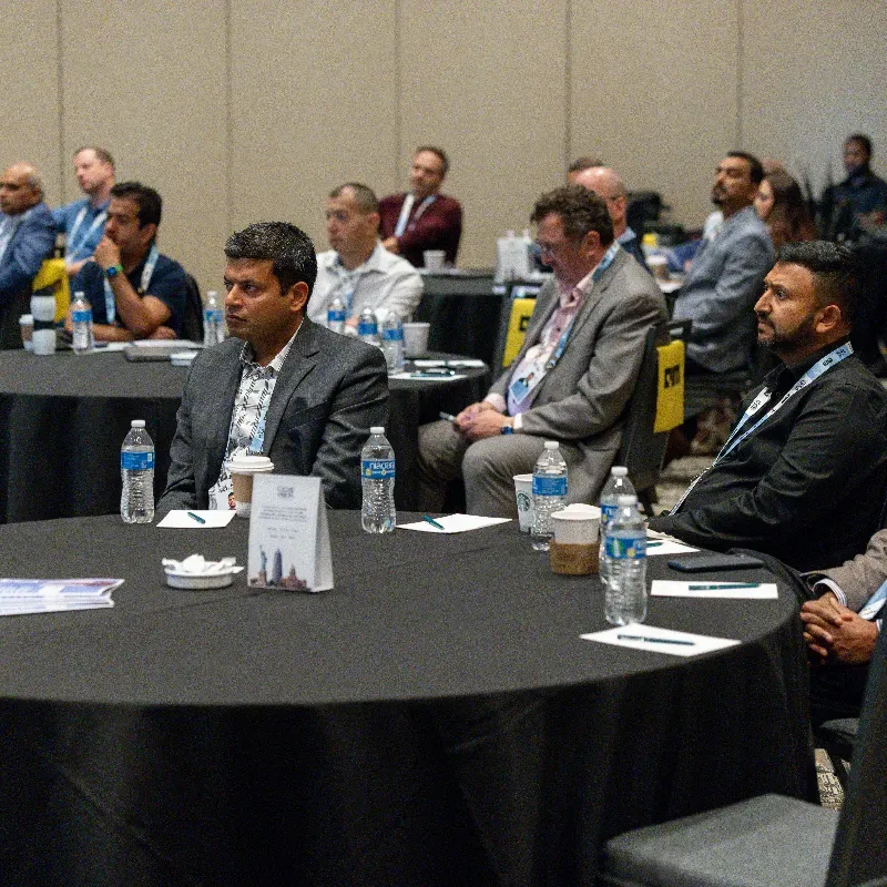 Leaders gathered in a CIO Vision room