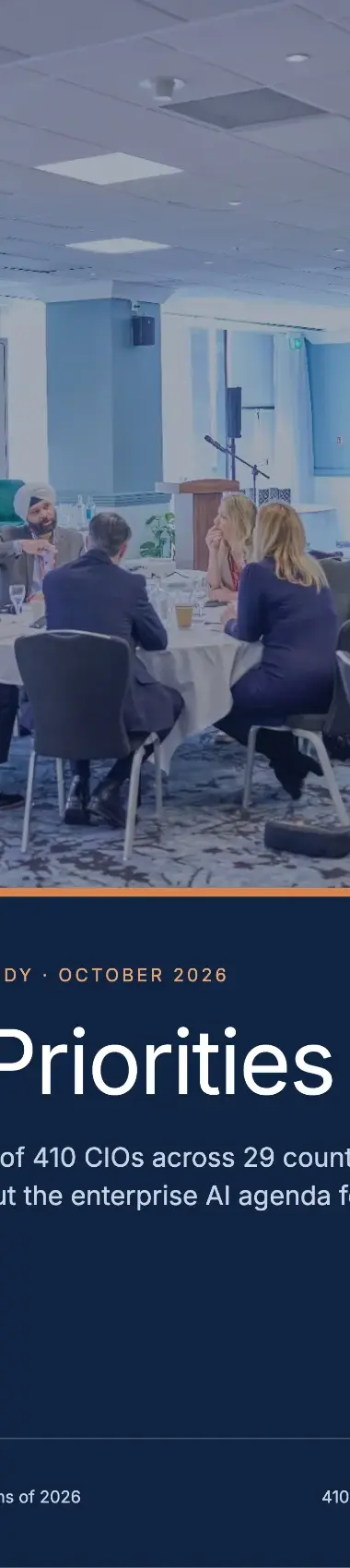 Cover of CIO AI Priorities 2027